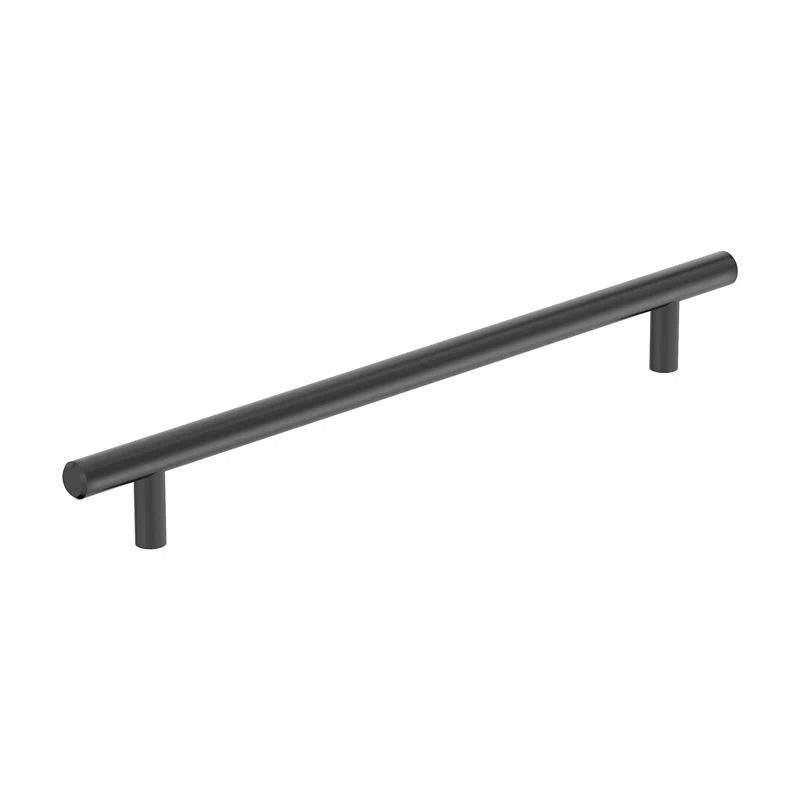 Matte Black Steel 8-13/16" Bar Cabinet Pull