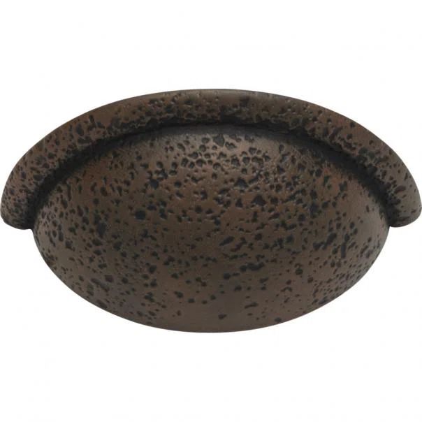 Rustic Industrial Rust Cup Pull with Mounting Hardware