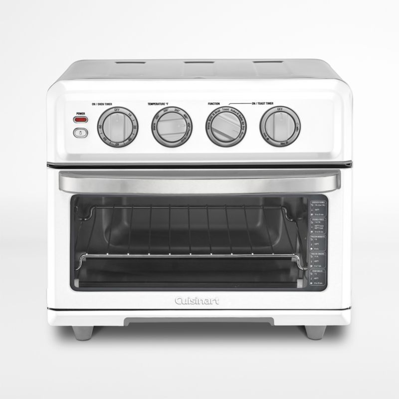 White Air Fryer Toaster Oven with Grill and Convection