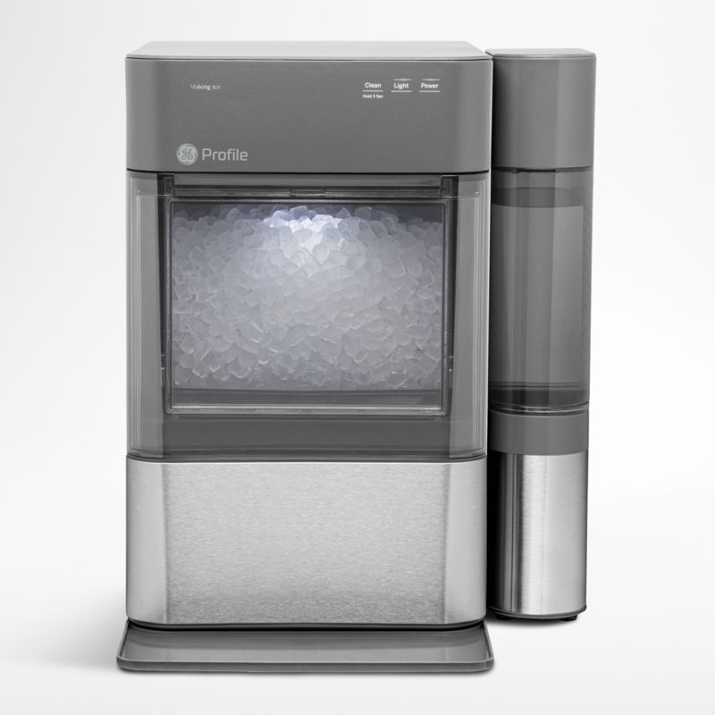 Stainless Steel Countertop Nugget Ice Maker with WiFi Connectivity