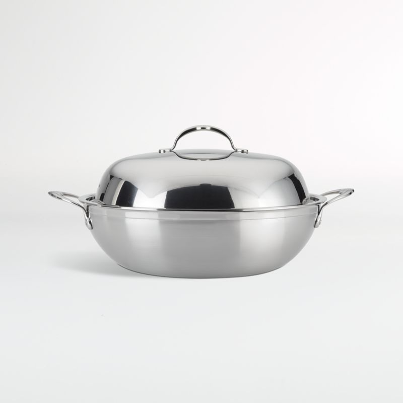 Hestan ProBond 14" Stainless Steel Wok with Lid