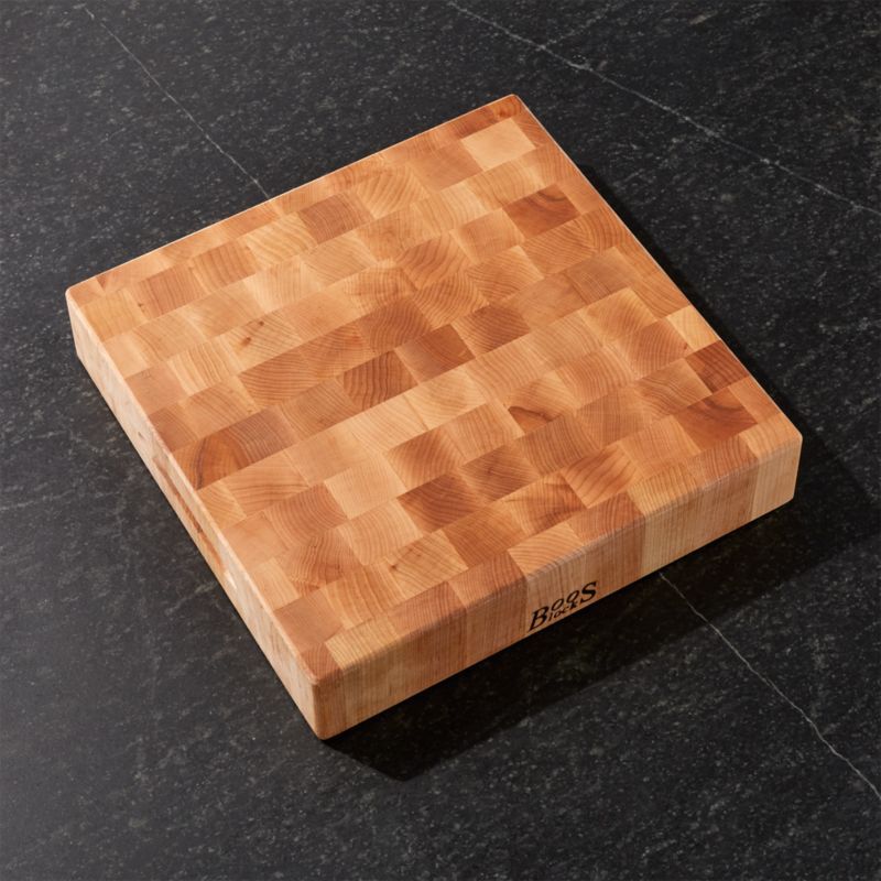 Maple Wood 15" Square Reversible Chopping Block