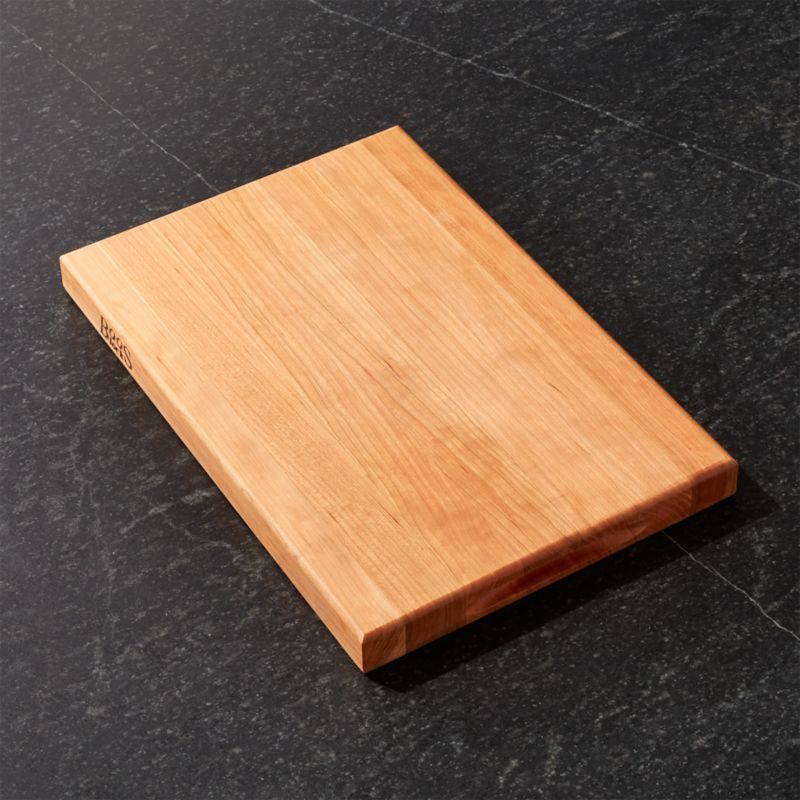 Cherry Wood Reversible Rectangular Cutting Board, 18.8 x 13 in