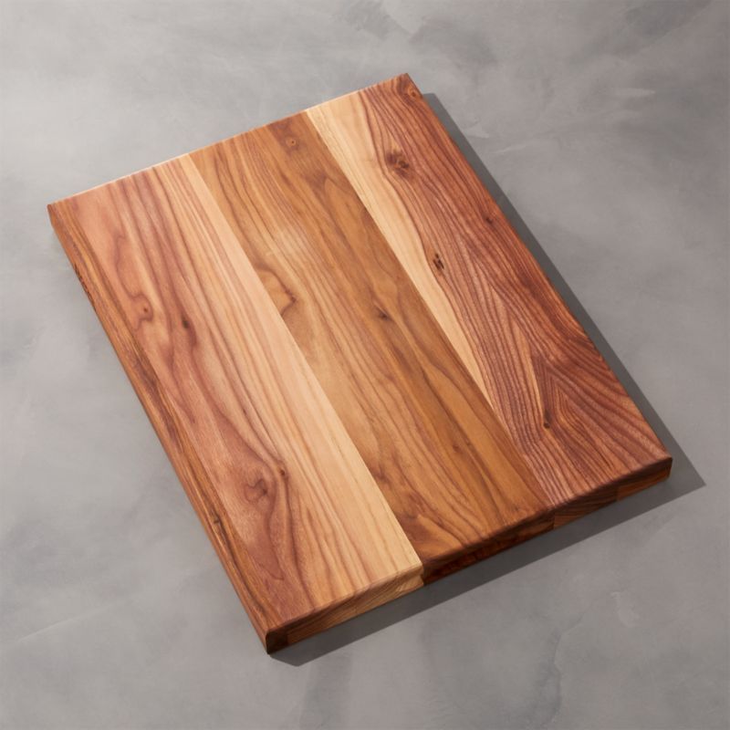 Walnut Wood Reversible Rectangular Cutting Board 20 x 15