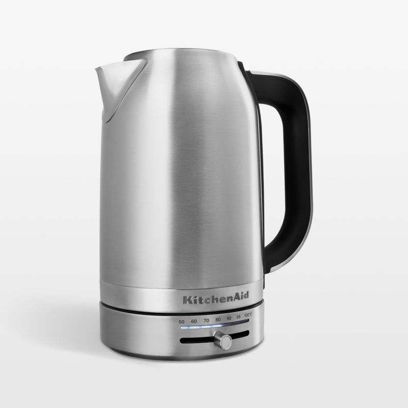 Stainless Steel 1.7 Liter Electric Kettle with Variable Temperature