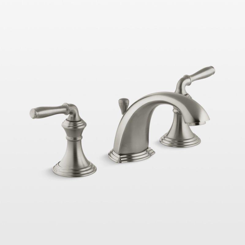 Devonshire Elegance Brushed Nickel 8" Widespread Bathroom Faucet