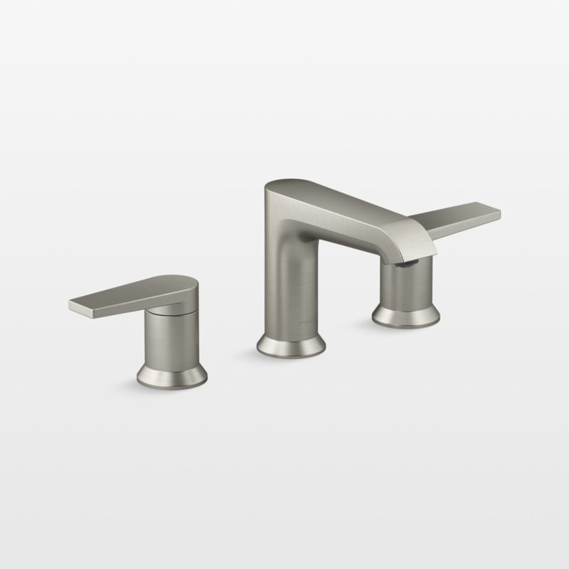 Kohler Hint 4.75" Vibrant Brushed Nickel Widespread Bathroom Faucet