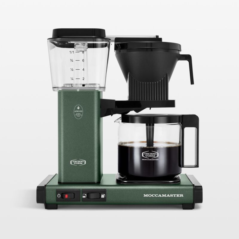 Technivorm Moccamaster Juniper Green 10-Cup Glass Carafe Coffee Maker