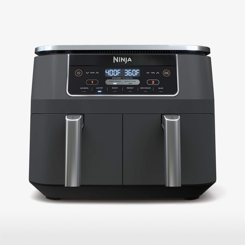 Ninja 8-Quart Dual Basket Electric Air Fryer with Digital Control