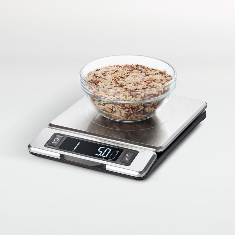 Stainless Steel 11-Pound Digital Food Scale with Pull-Out Display