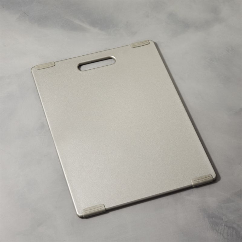 Pewter Rectangular Reversible Plastic Cutting Board