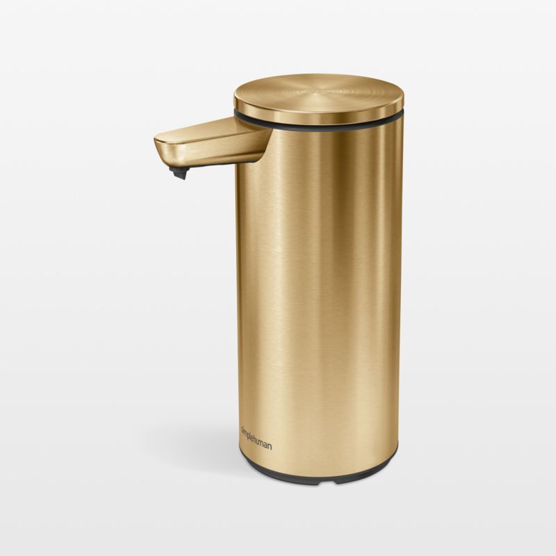 Brass Finish Round Automatic Soap Dispenser