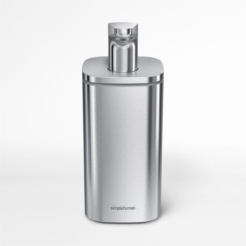 Brushed Stainless Steel 10 oz. Liquid Soap Pulse Pump Dispenser