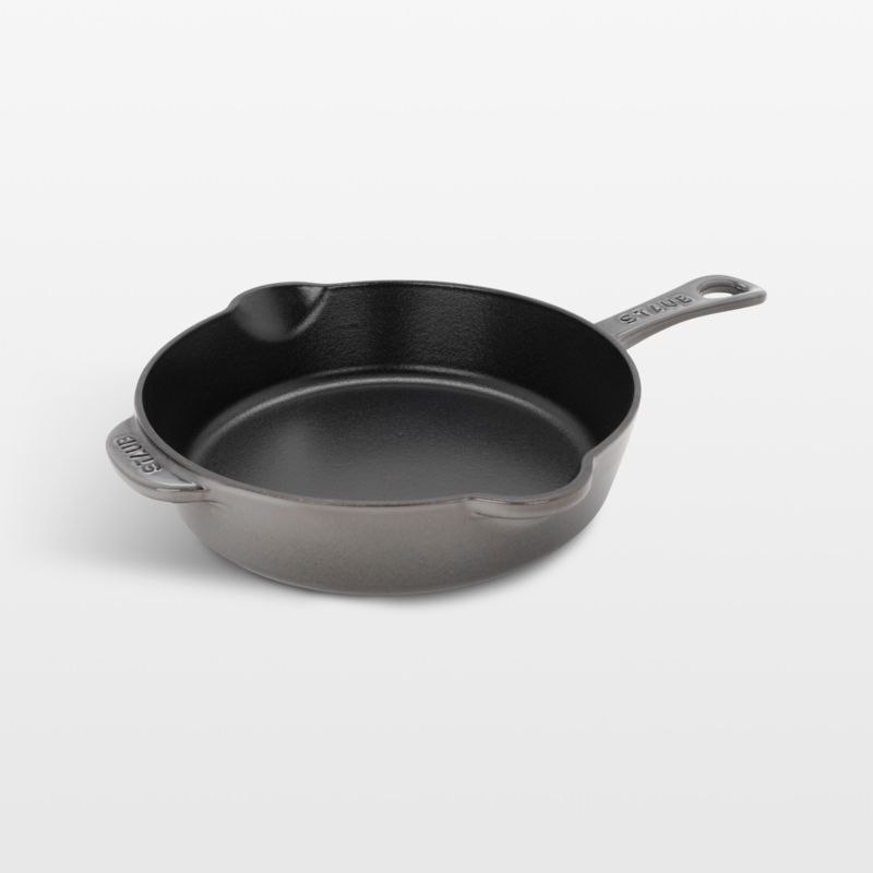 Graphite Grey 8.5" Cast Iron Deep Skillet with Ceramic Coating