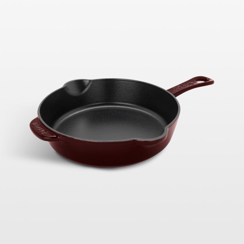 Grenadine Cast Iron 8.5-inch Deep Skillet with Ceramic Coating