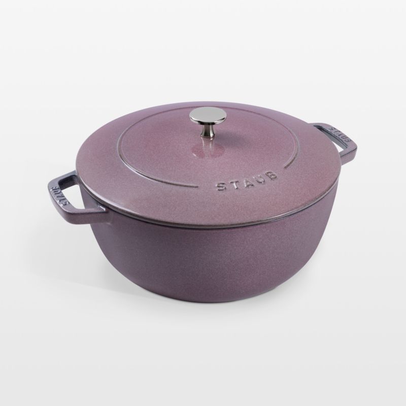 Staub Lilac Enameled Cast Iron 5-Quart French Oven