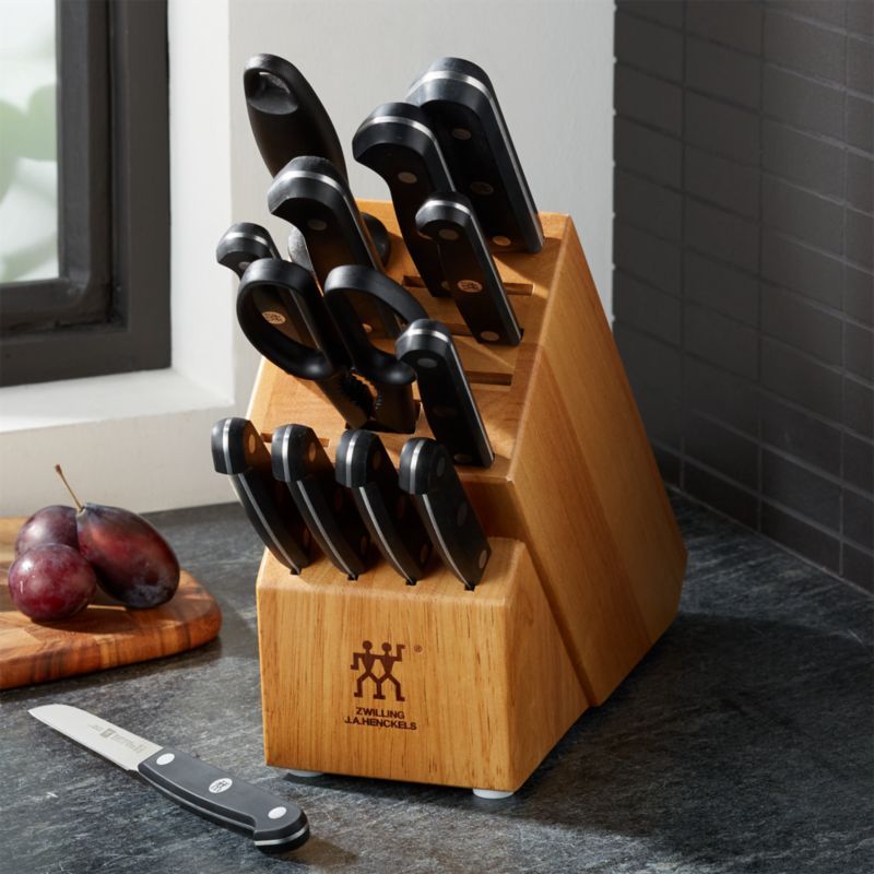 Zwilling Gourmet 14-Piece High Carbon Stainless Steel Knife Block Set