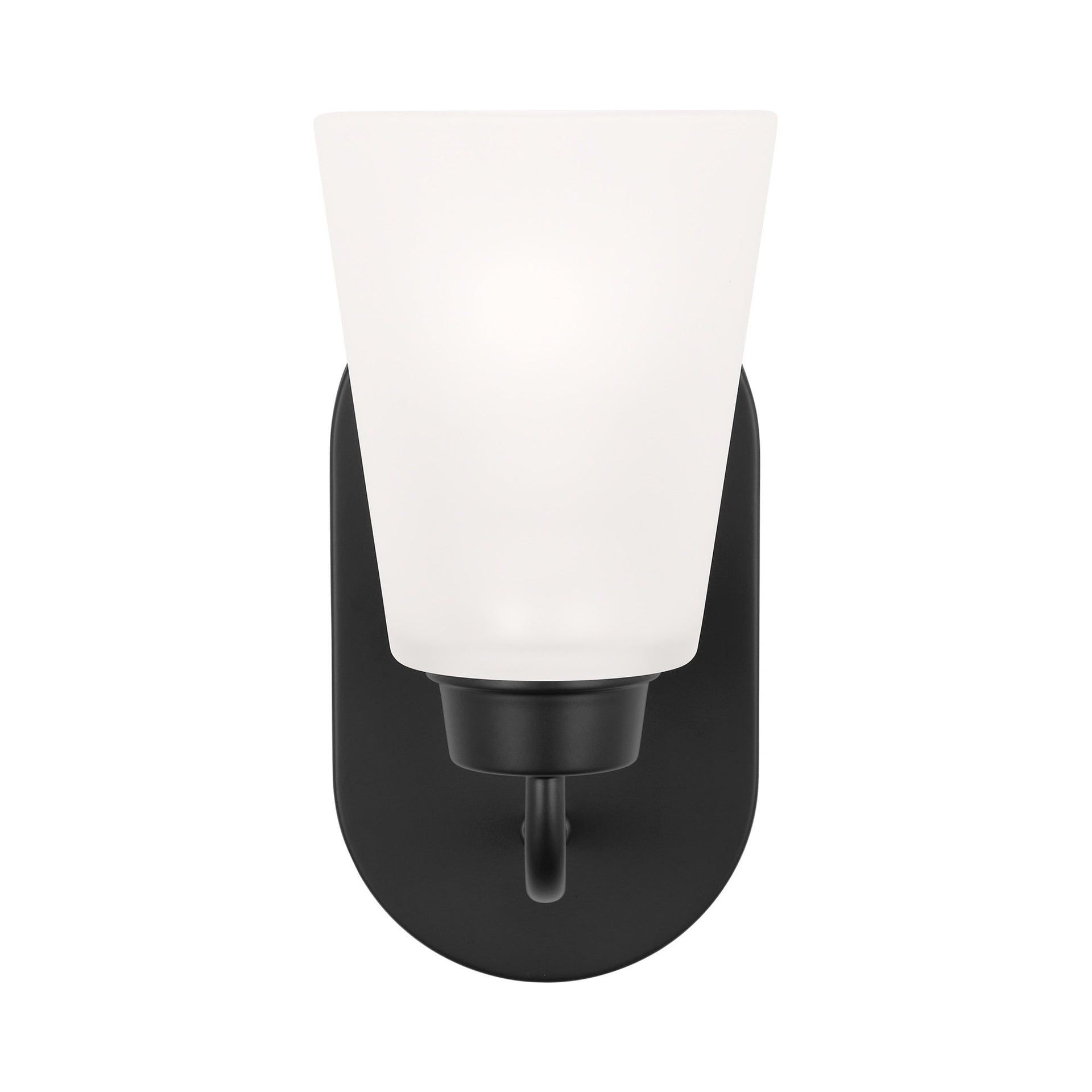 Bronze Kerrville Energy Star Wall Sconce with Satin Etched Glass Shade