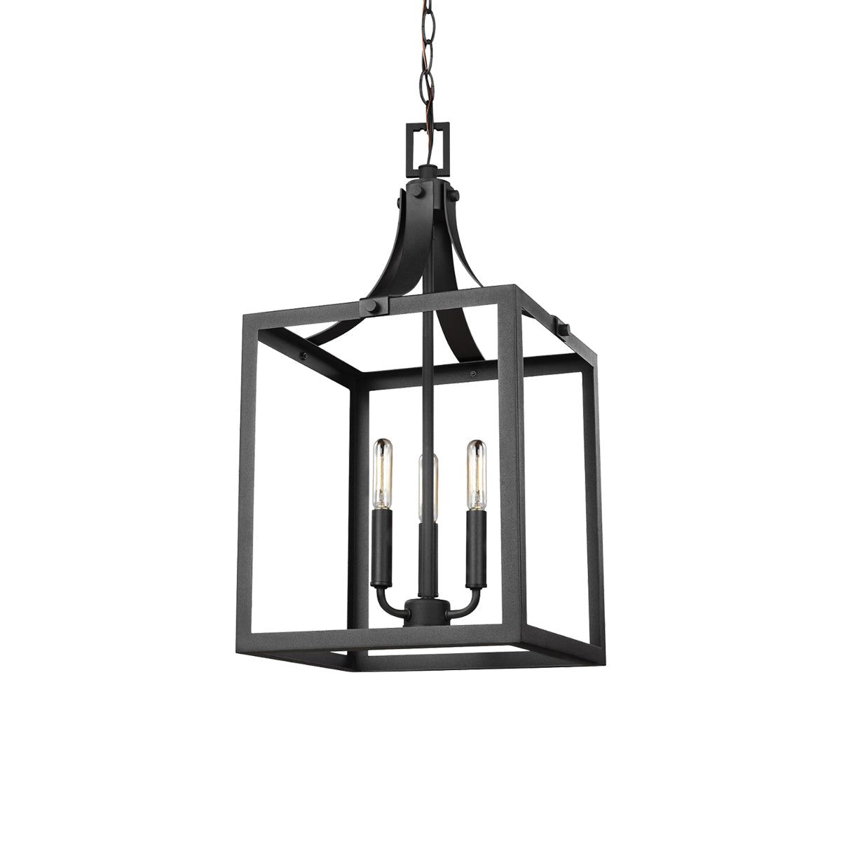 Labette Black Medium 3-Light Farmhouse Pendant