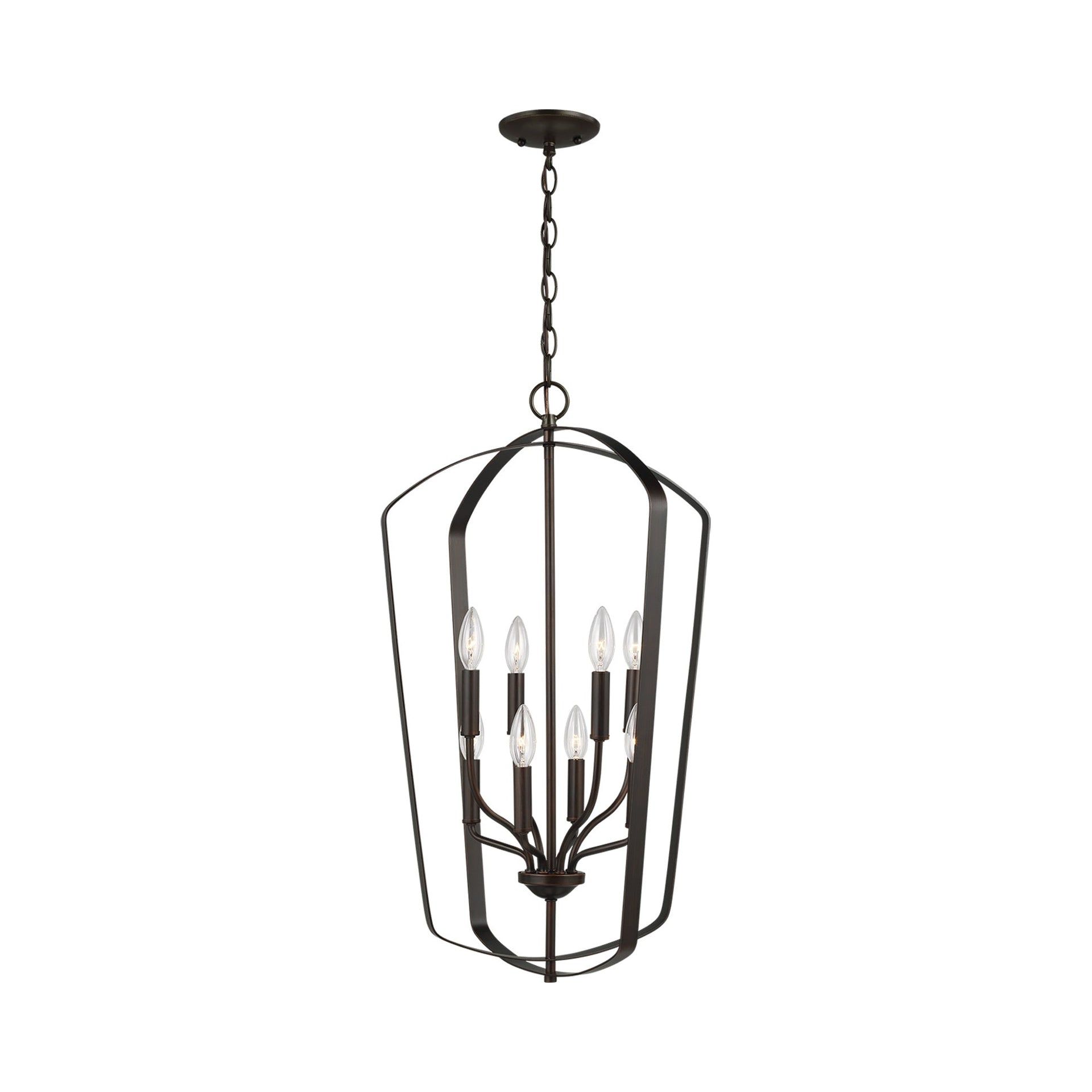 Romee 8-Light Bronze Indoor/Outdoor Energy Star LED Pendant