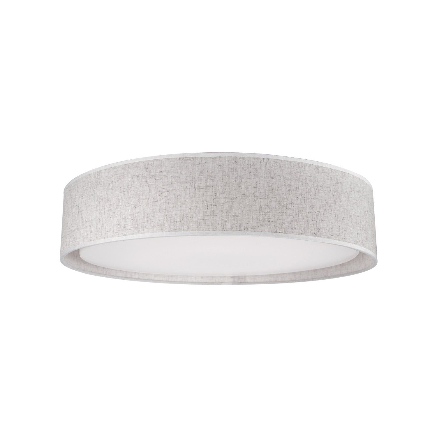 Black and White Organza LED Flush Mount Light