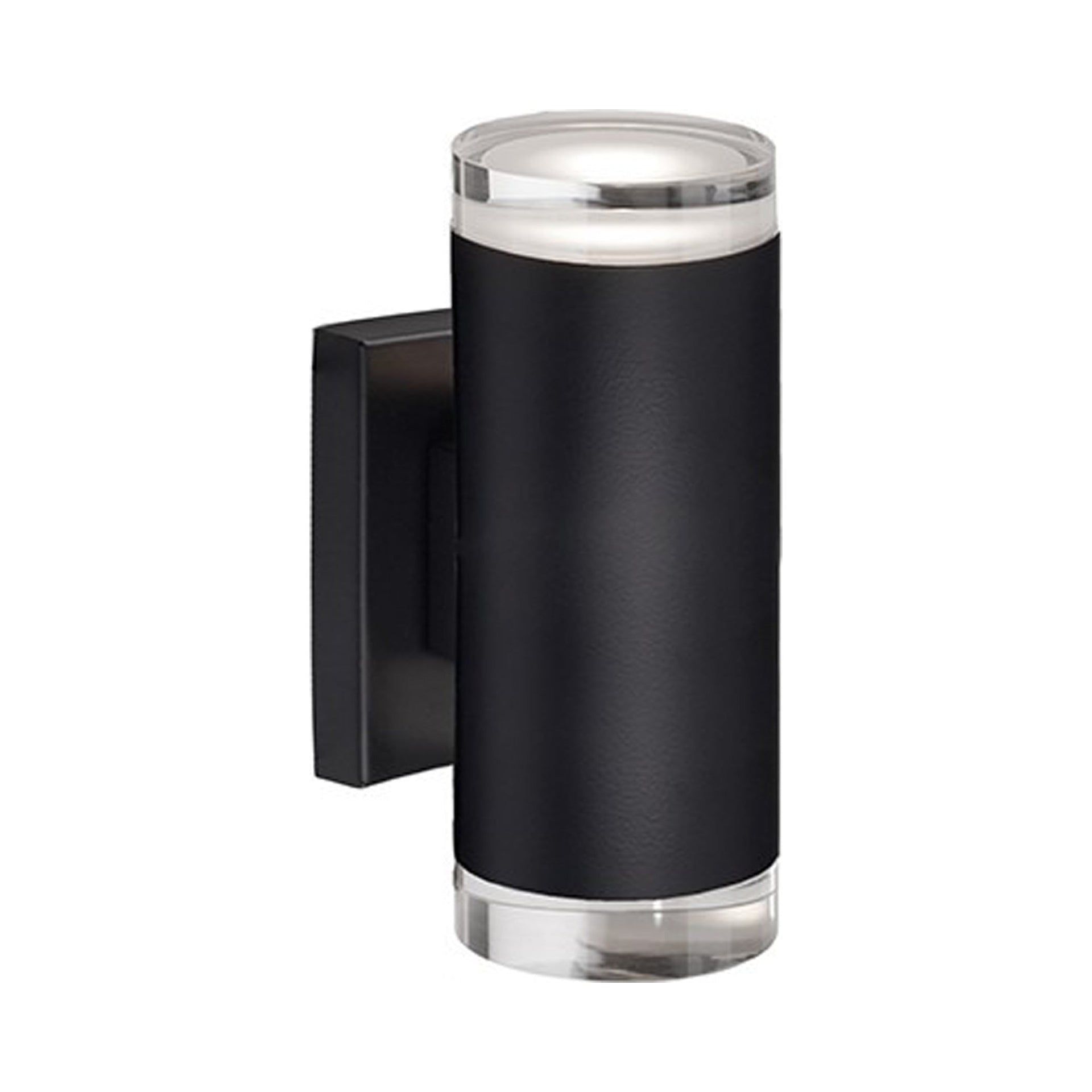 Elegant Modern Black Cylinder Dimmable Wall Sconce