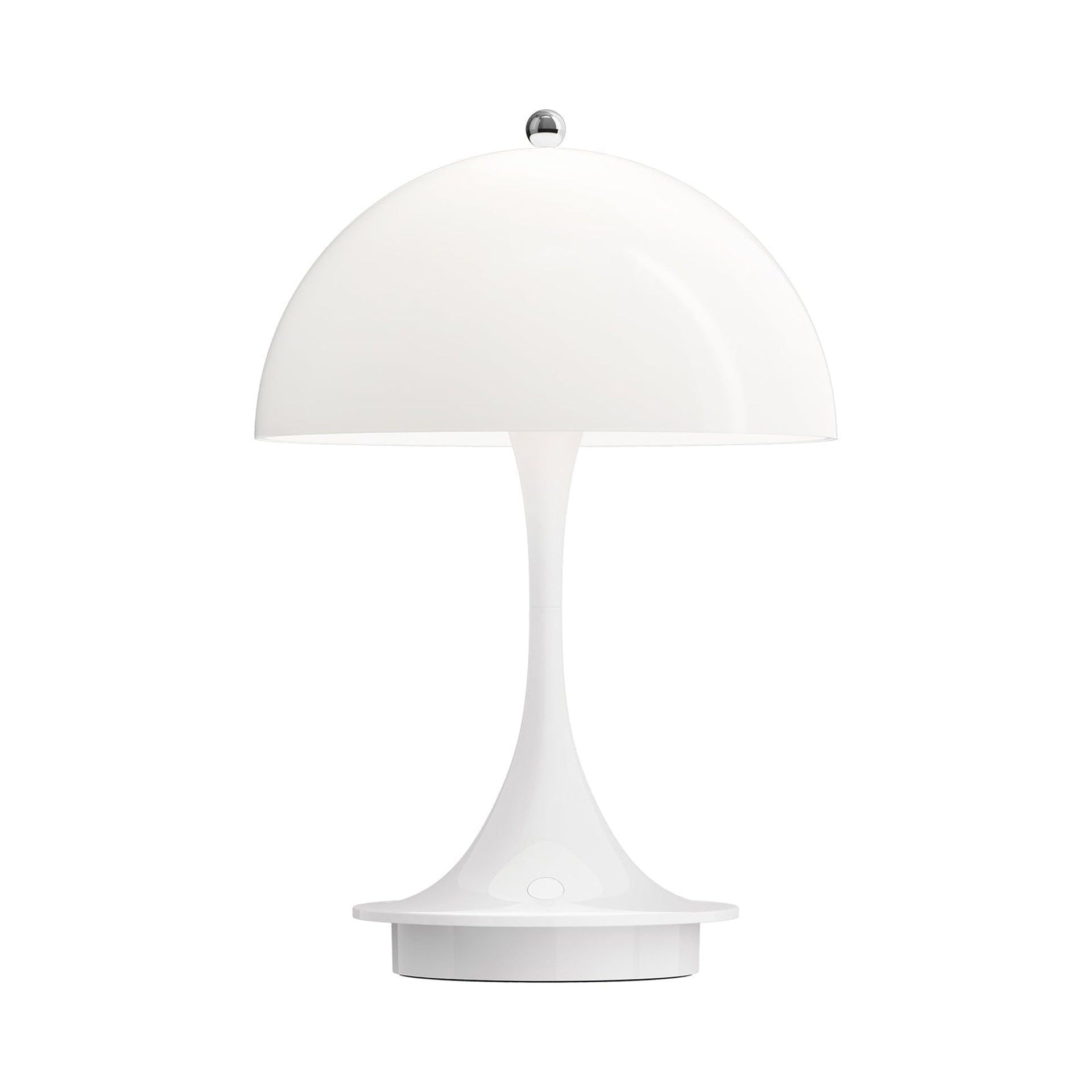 Portable White Opal Acrylic LED Table Lamp