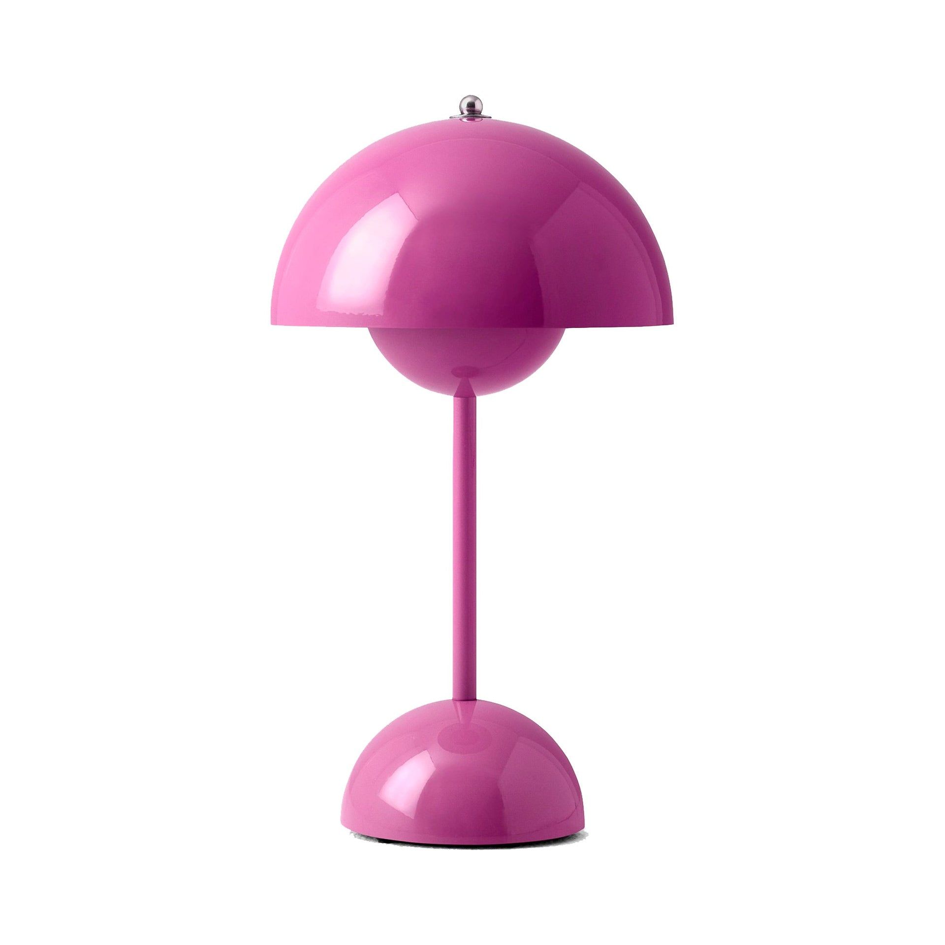 Tangy Pink Cordless Outdoor LED Table Lamp