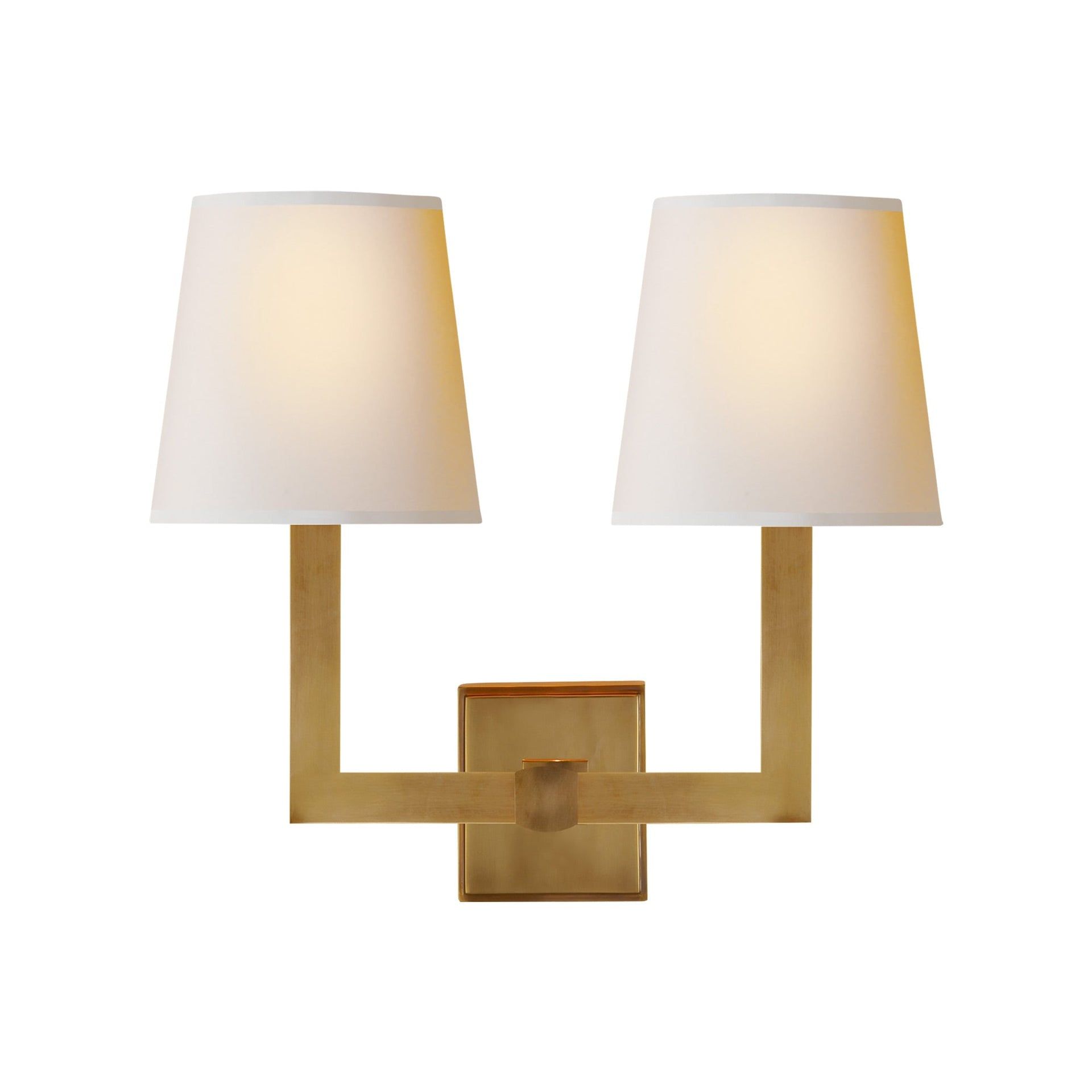 Elegant 14" Dimmable Brass & Bronze Direct Wired Wall Sconce