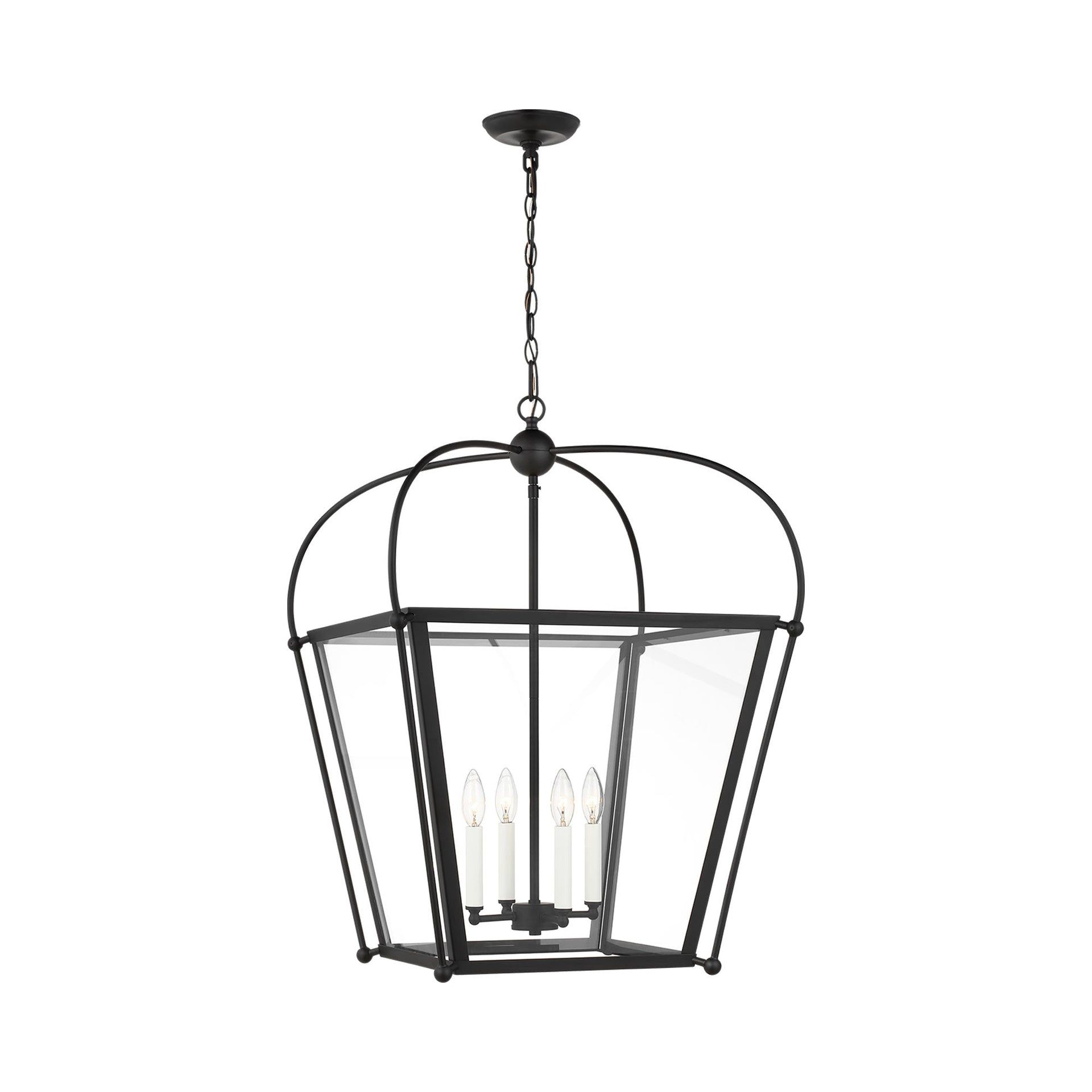 Charleston Midnight Black 4-Light LED Indoor/Outdoor Pendant