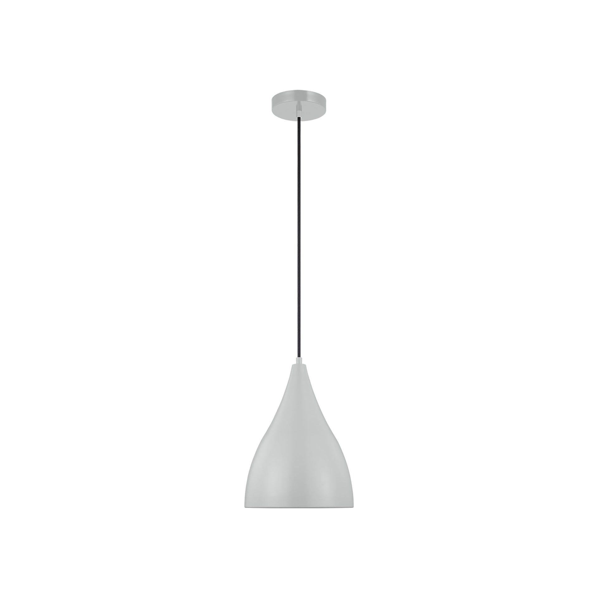 Oden Matte Grey 9" Mini Pendant with Energy Star