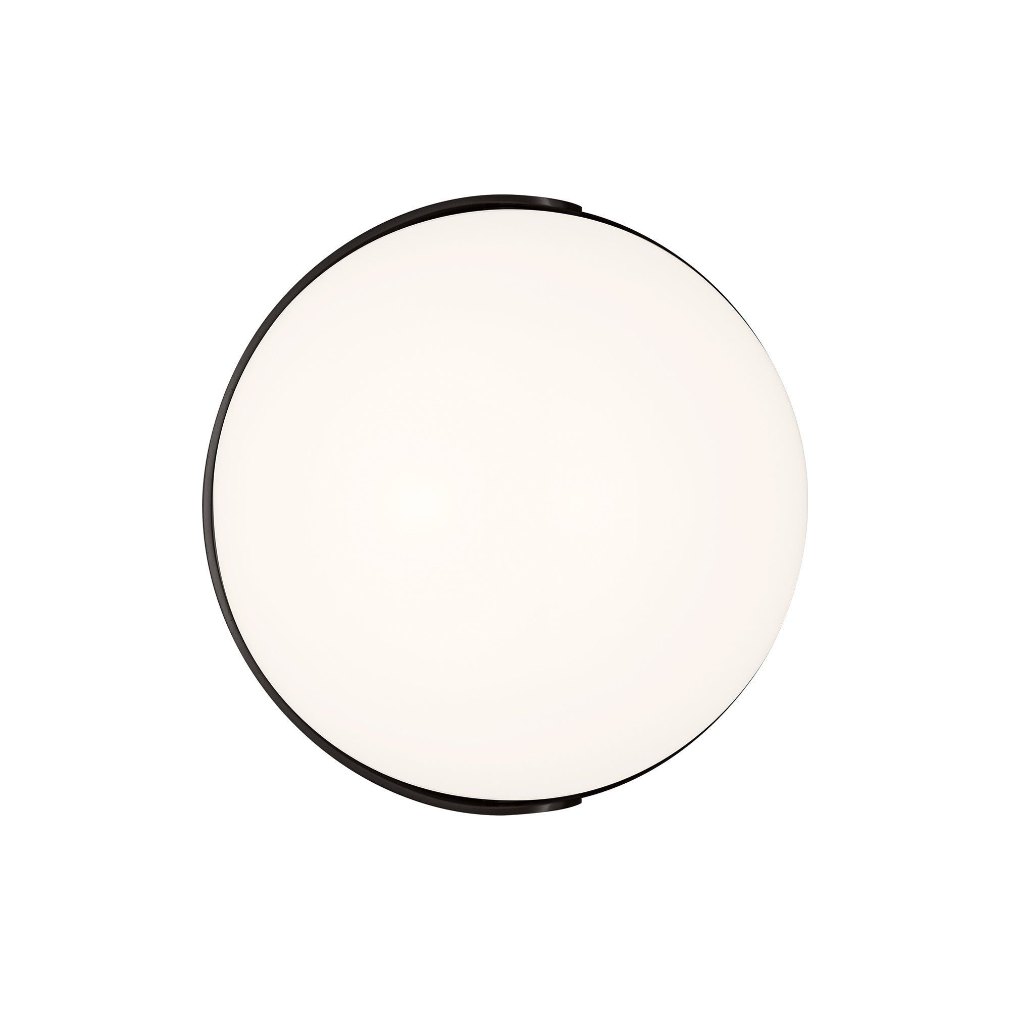 Aged Iron and Milk Glass Dimmable LED Wall Sconce