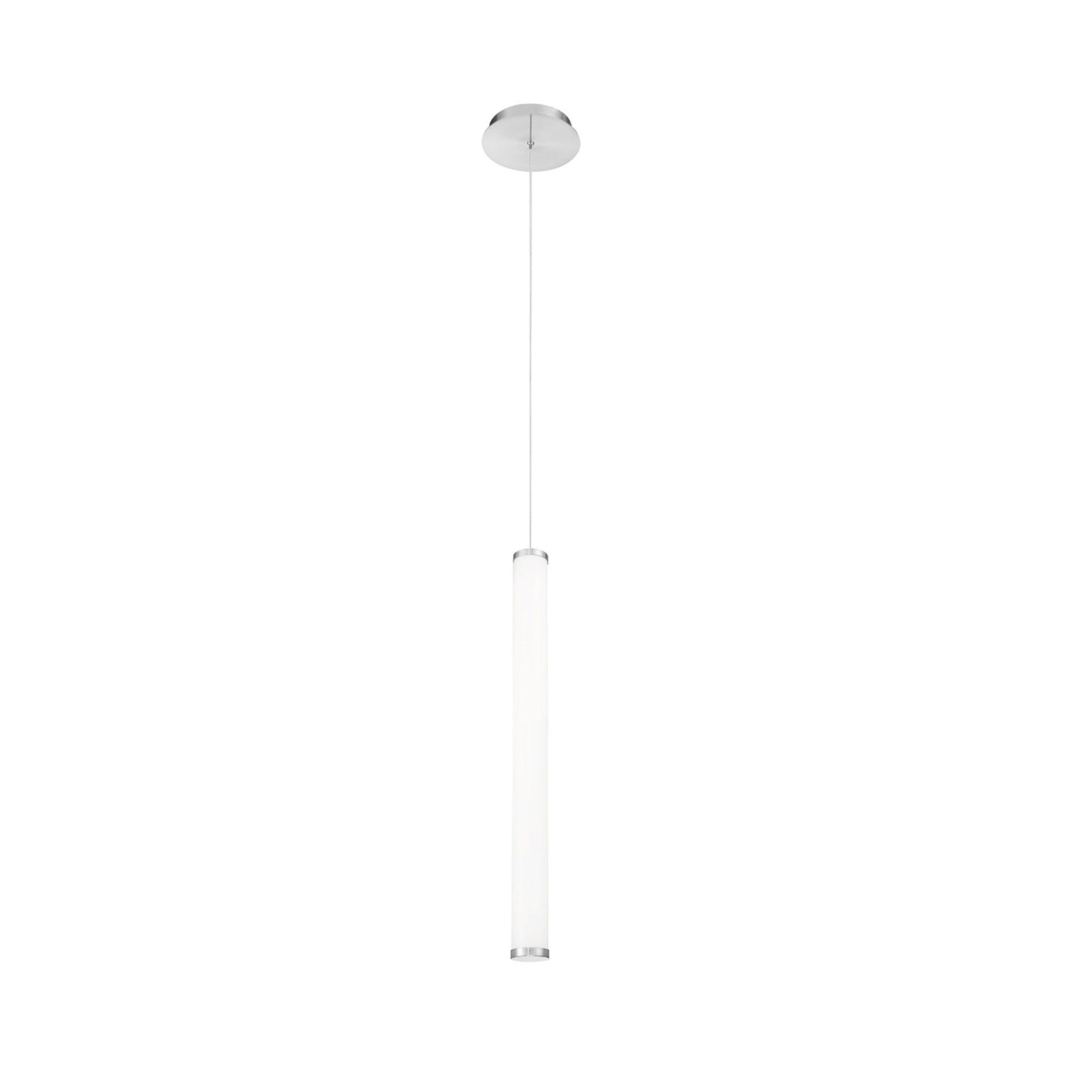 Brushed Nickel LED Indoor/Outdoor Pendant Light