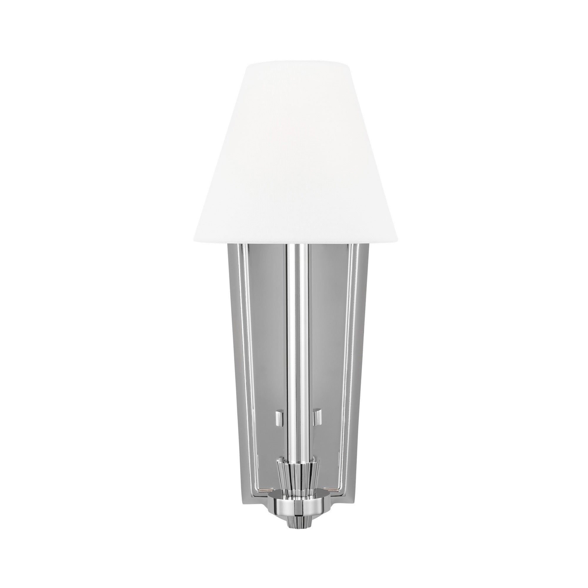 Polished Nickel 3-Light Vanity with Milk White Glass Shades