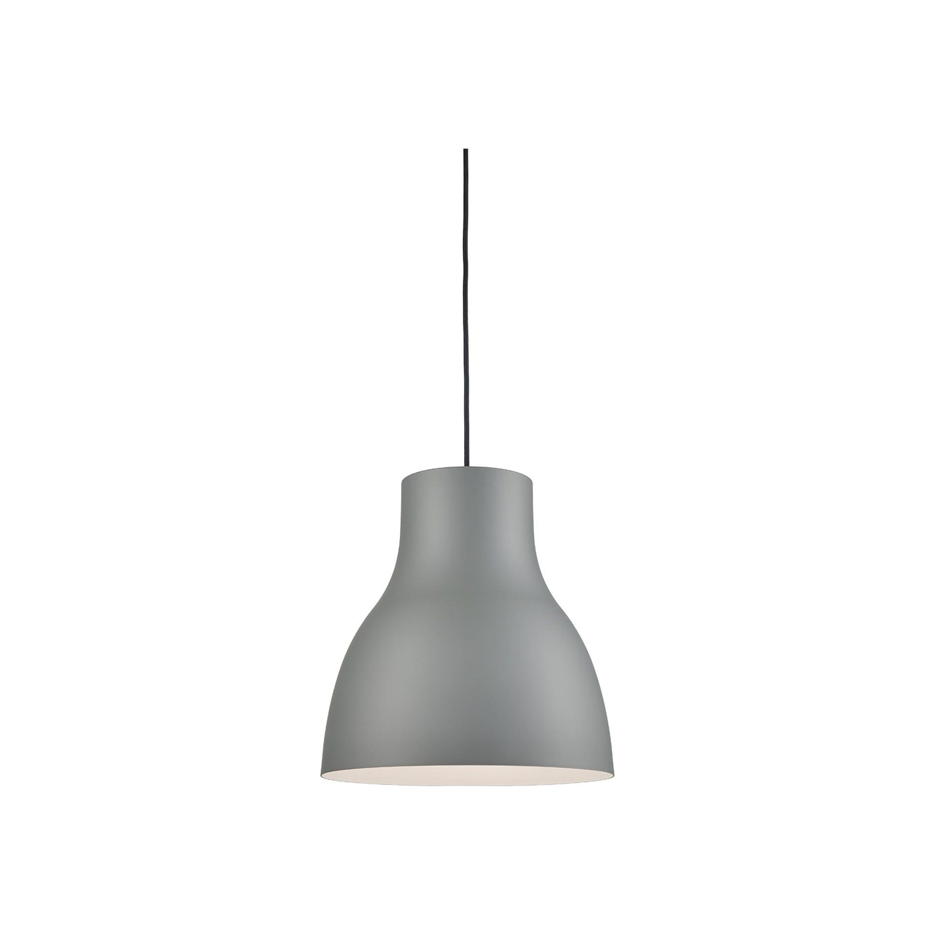 Gray Aluminum 16" Modern Pendant Light