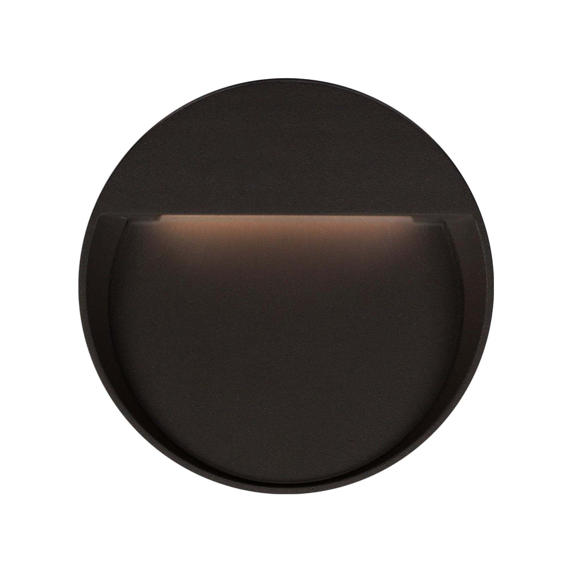 Mesa Collection Sleek Black Outdoor LED Step Light