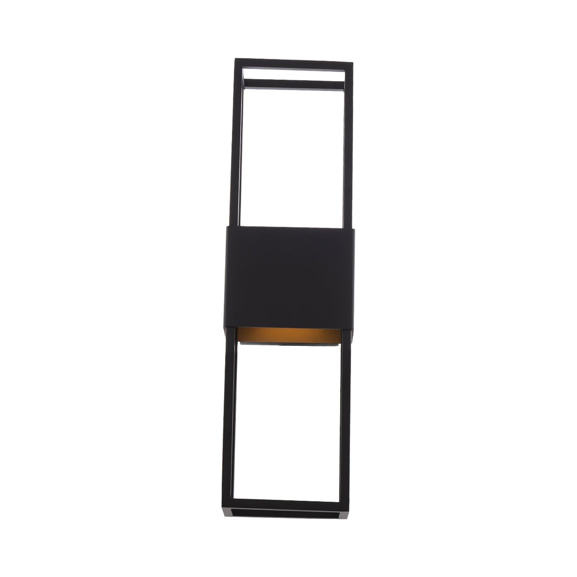 Nightvision Black & Gold LED 2-Light Dimmable Sconce