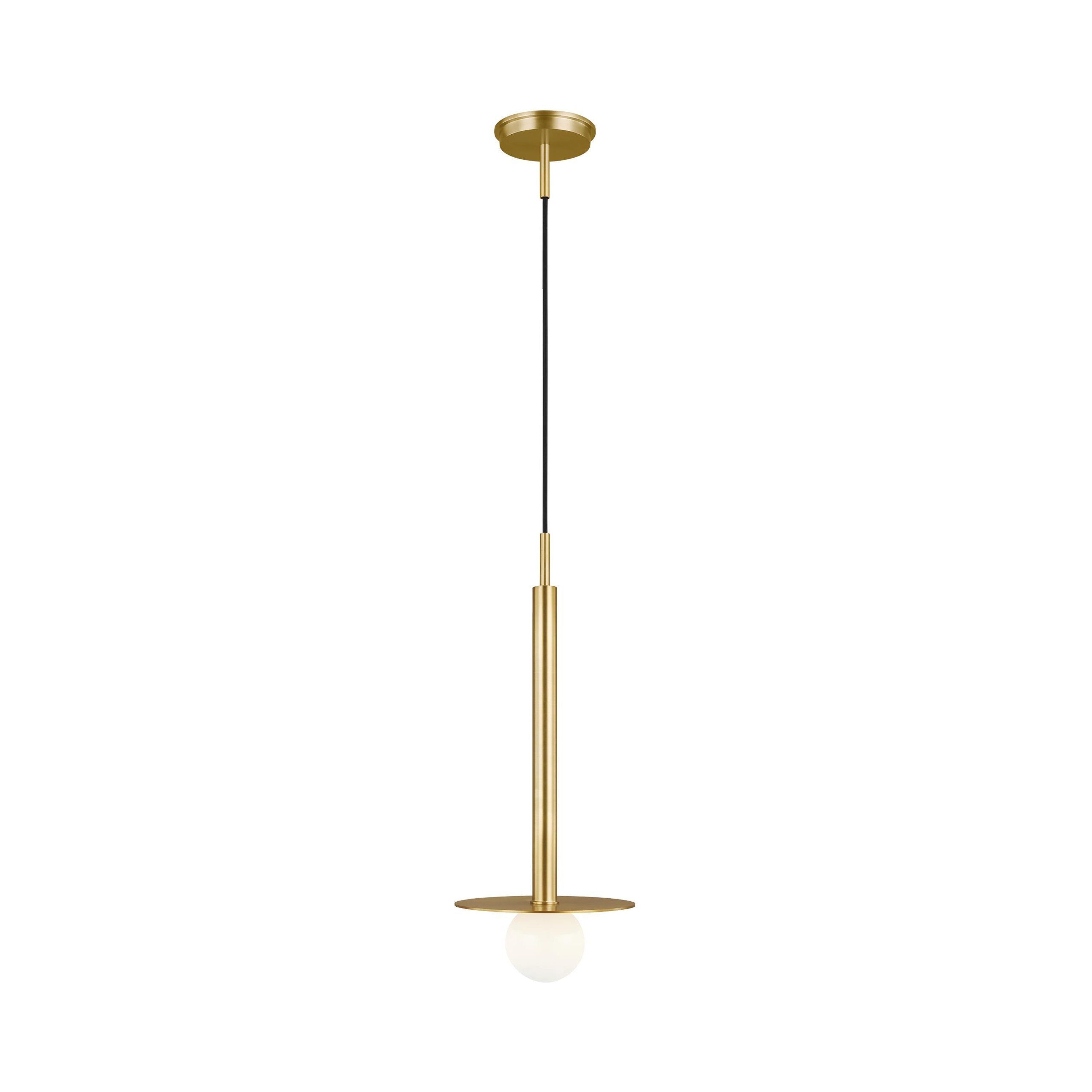 Midnight Black Glass Globe Pendant Light with Milk White Shade