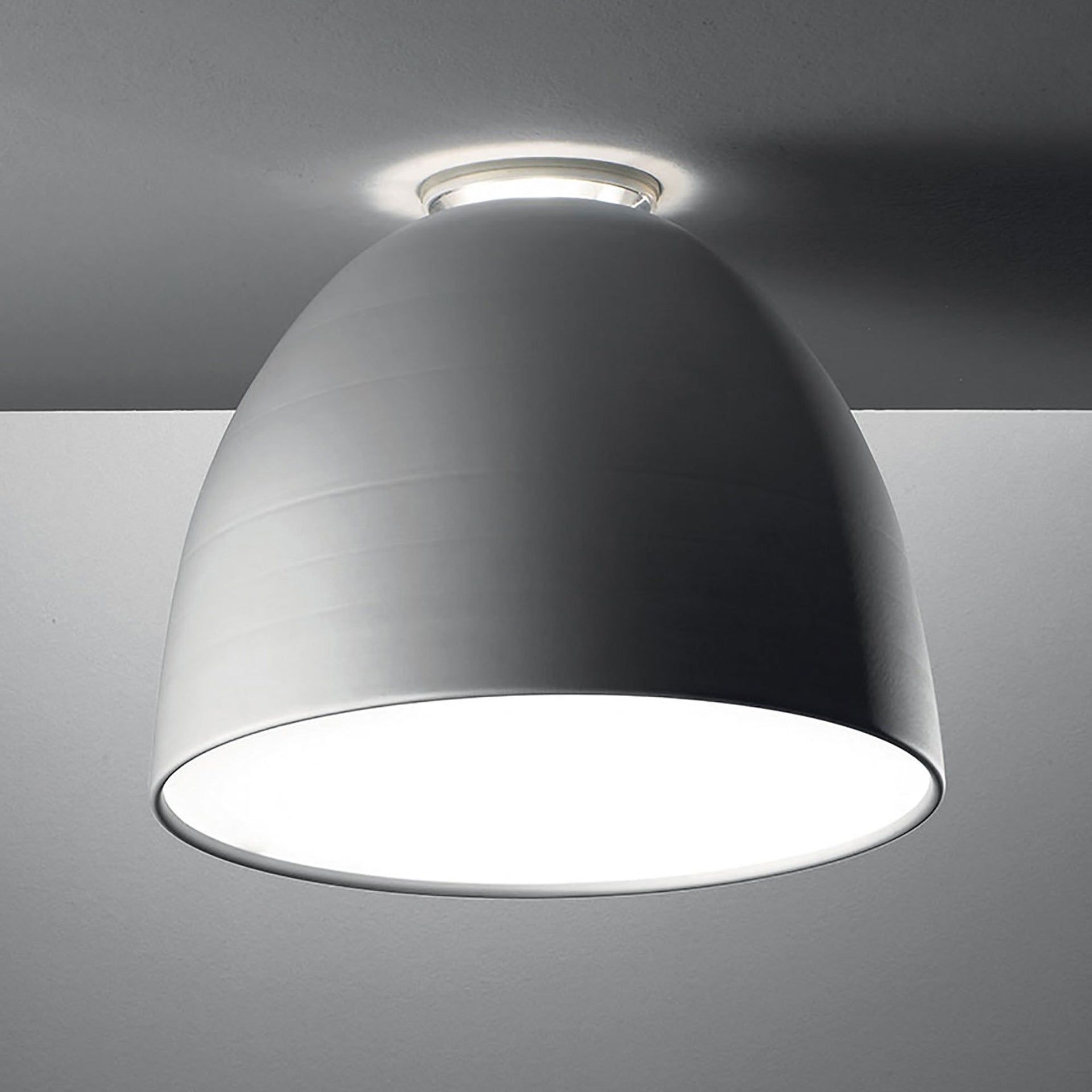 Nur Mini Bowl-Shaped Aluminum LED Ceiling Light