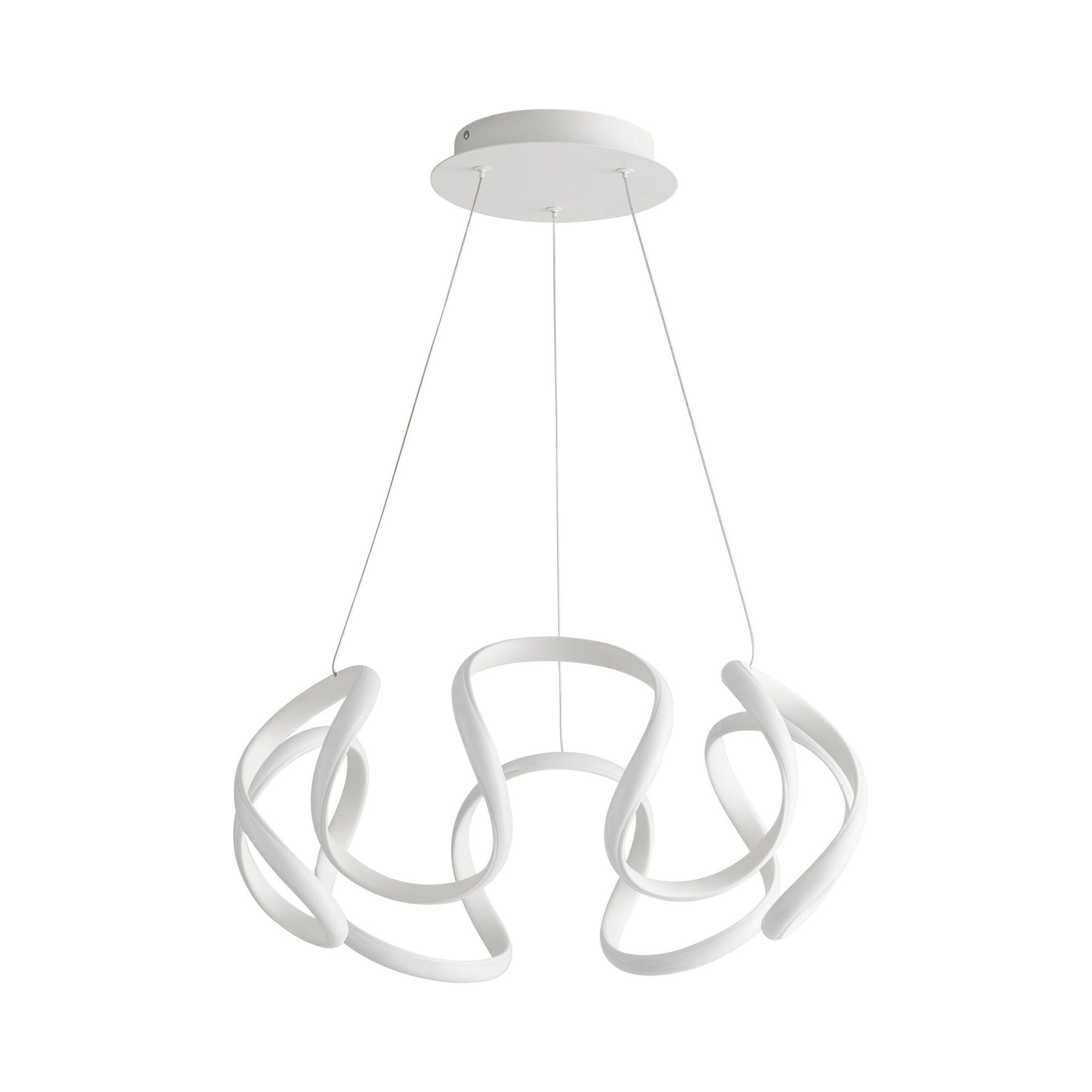 Matte White Silicone Shade LED Pendant Light for Indoor/Outdoor