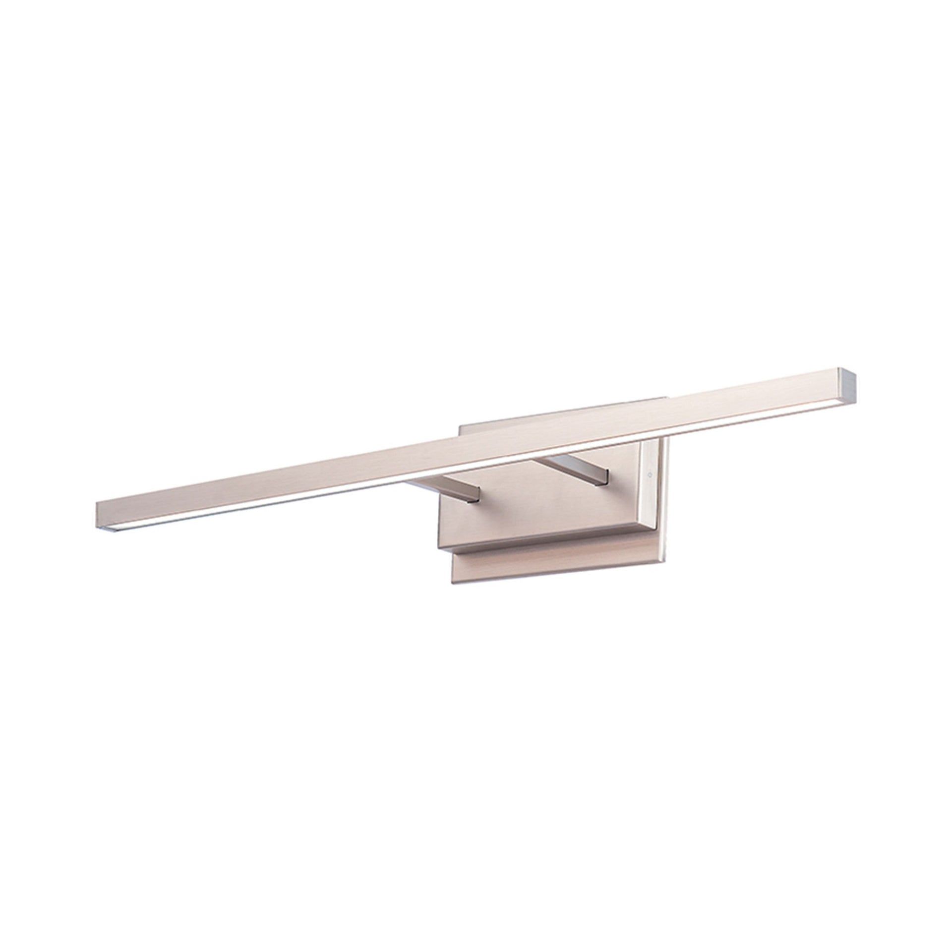 Brushed Nickel 24" Dimmable LED Bath Bar