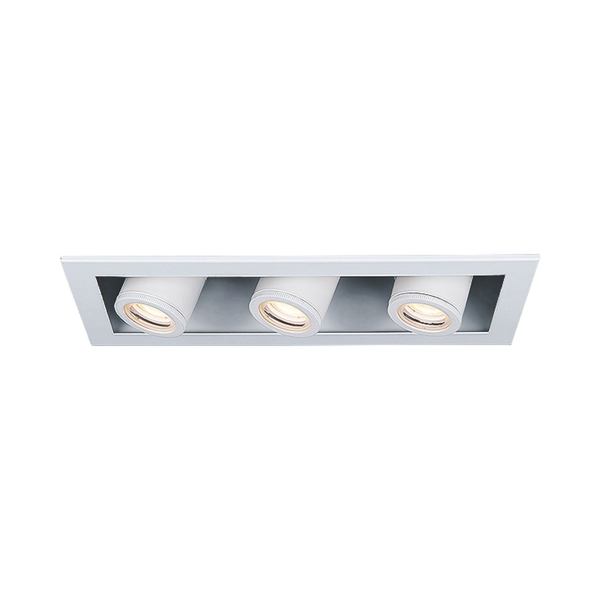 Silo Multiples 23" White Aluminum 3-LED Indoor/Outdoor Light