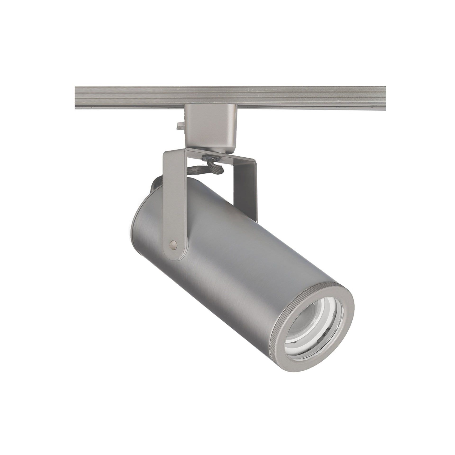 Sleek Brushed Nickel 6" Silo LED Track Luminaire with BeamShift