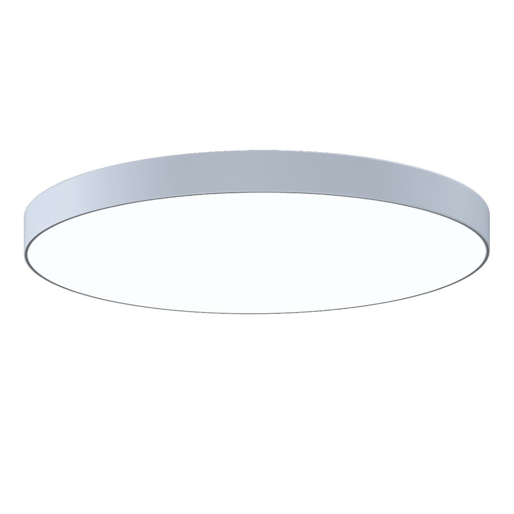 Satin White Contemporary LED Surface Mount Light, 29.5"