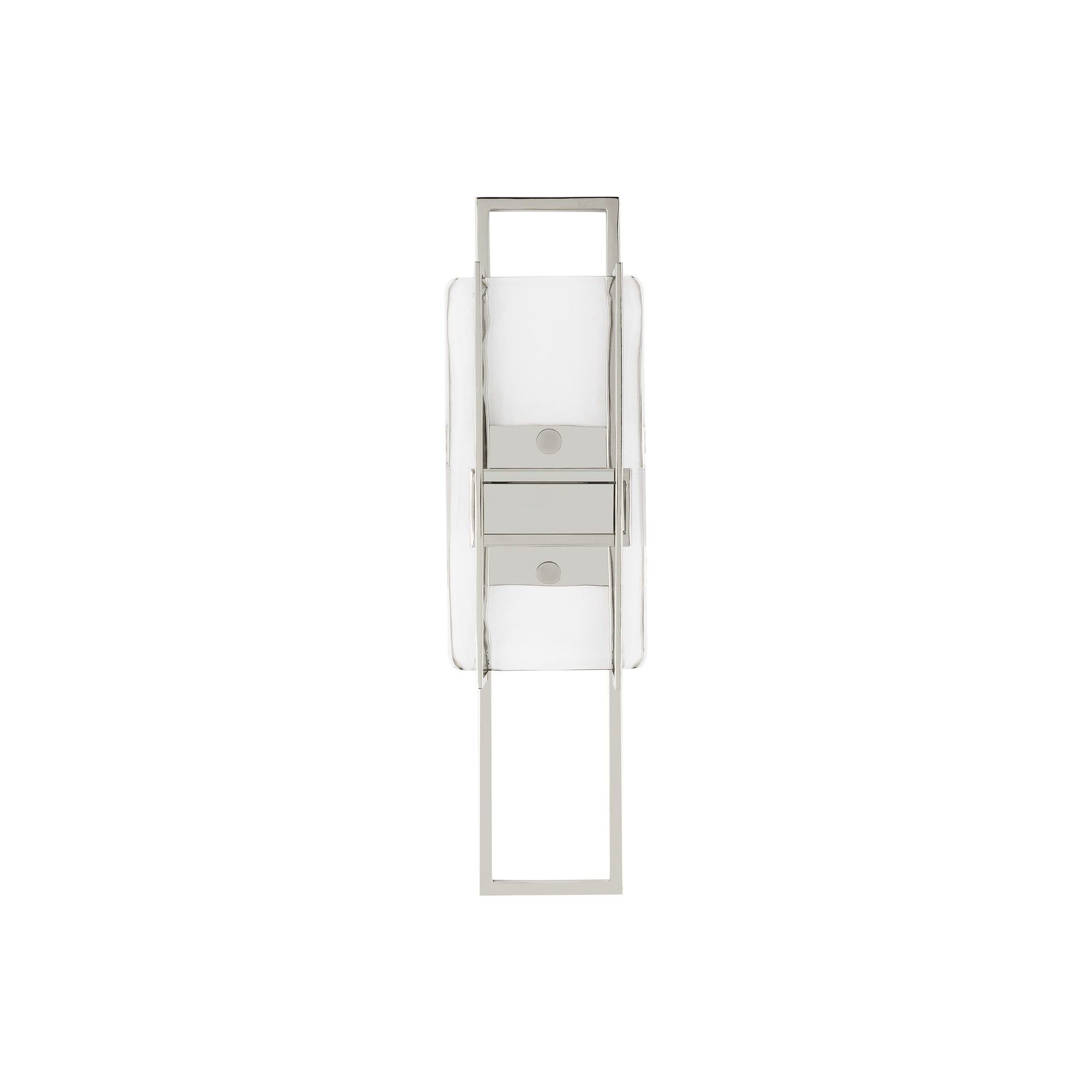 Duelle Polished Nickel Dimmable LED Wall Sconce 18" Height