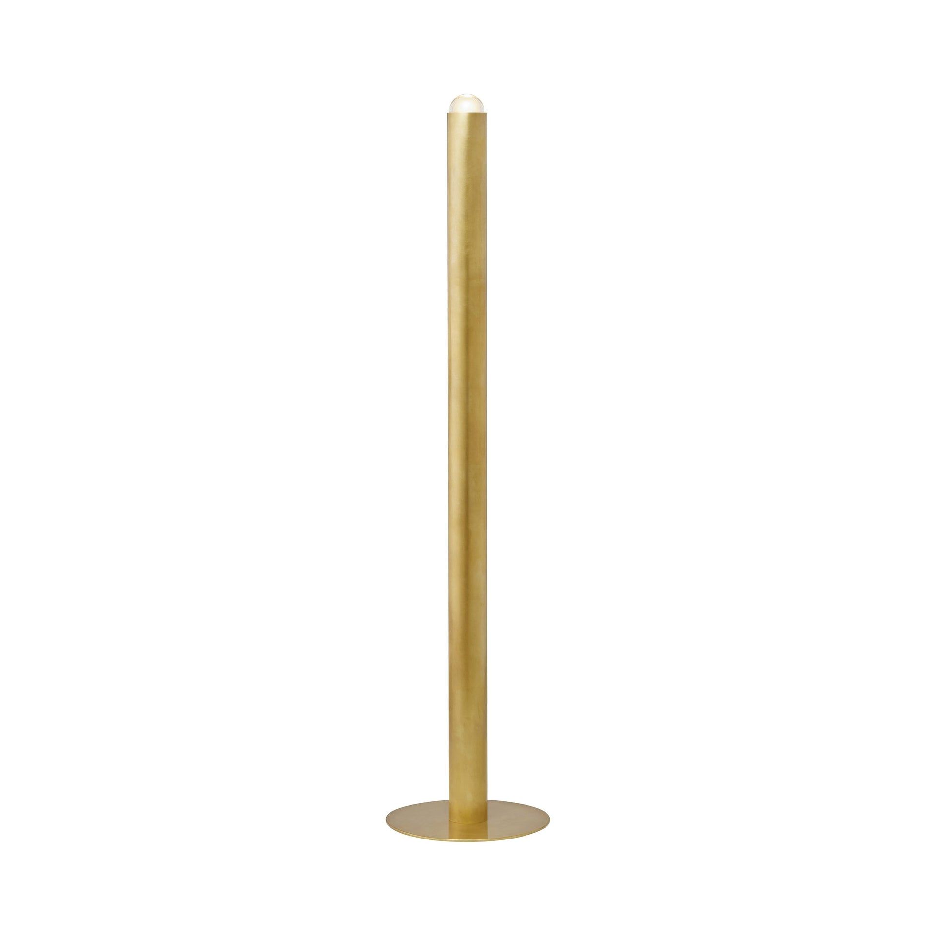 Ebell 65.9'' Natural Brass Outdoor Chandelier-Style LED Floor Lamp