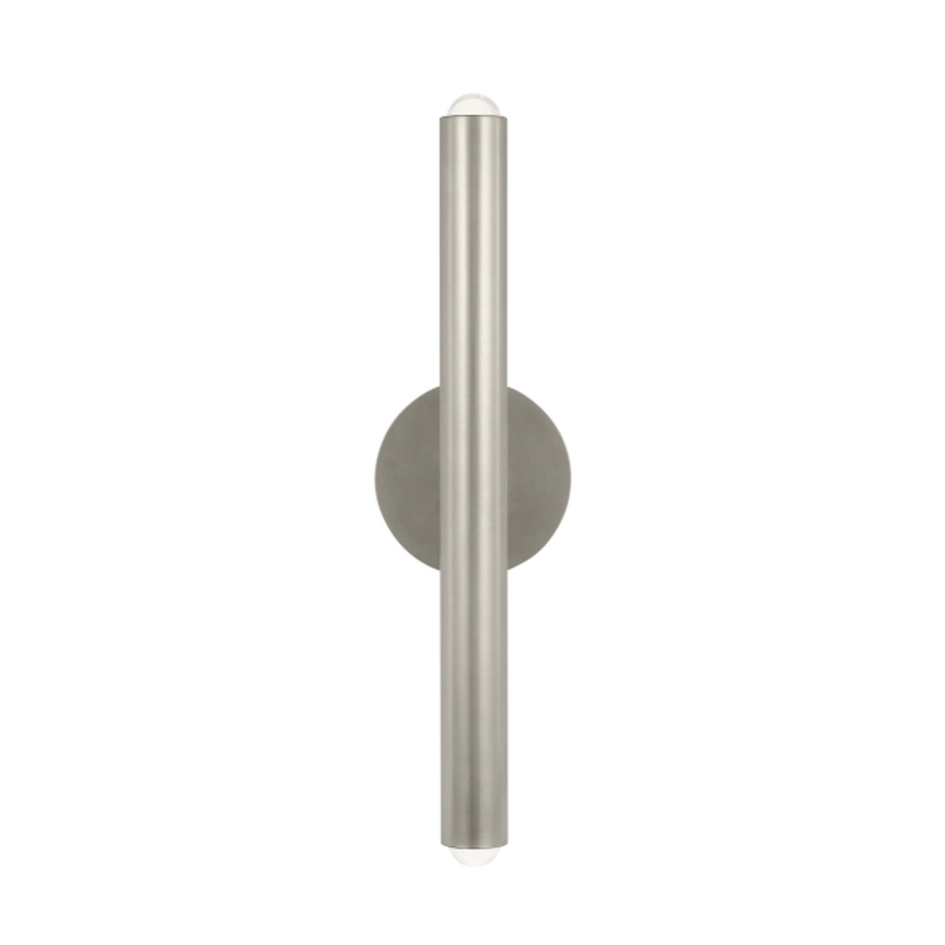 Ebell 16" Modern Dimmable LED Wall Sconce in Antique Nickel
