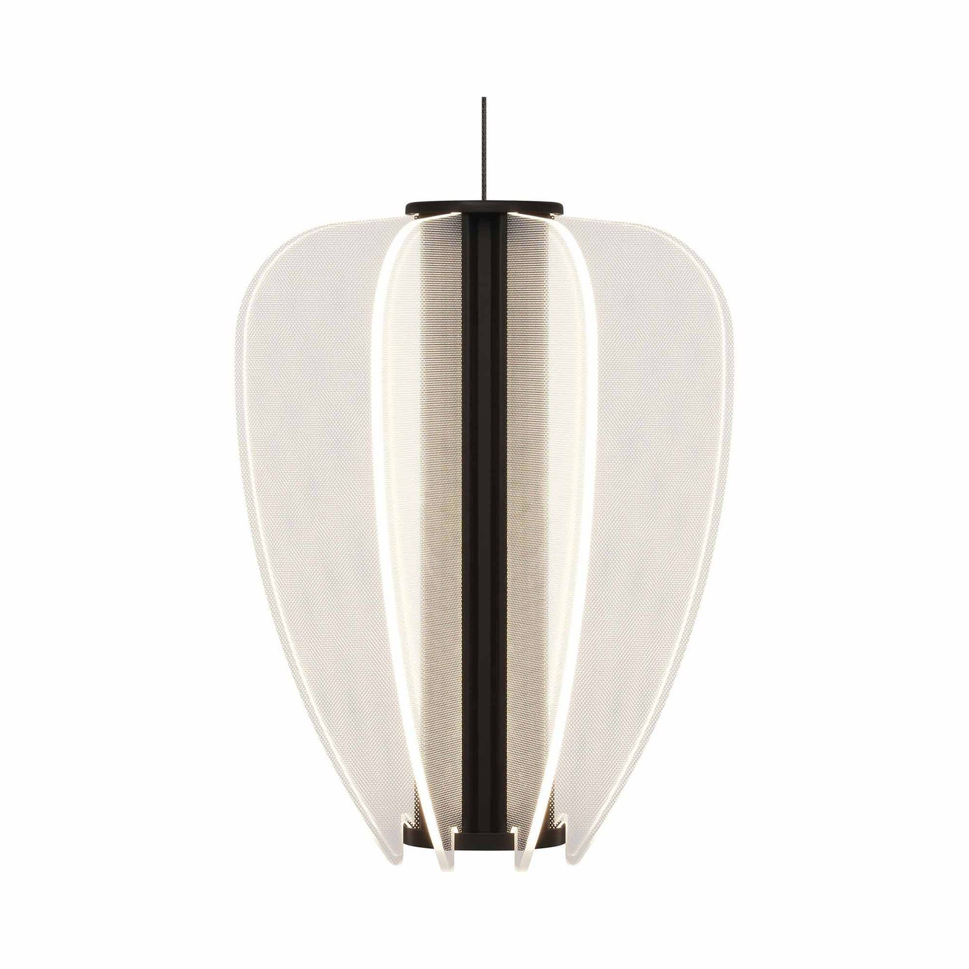 Nyra Nightshade Black Mini LED Pendant - Indoor/Outdoor Modern Light