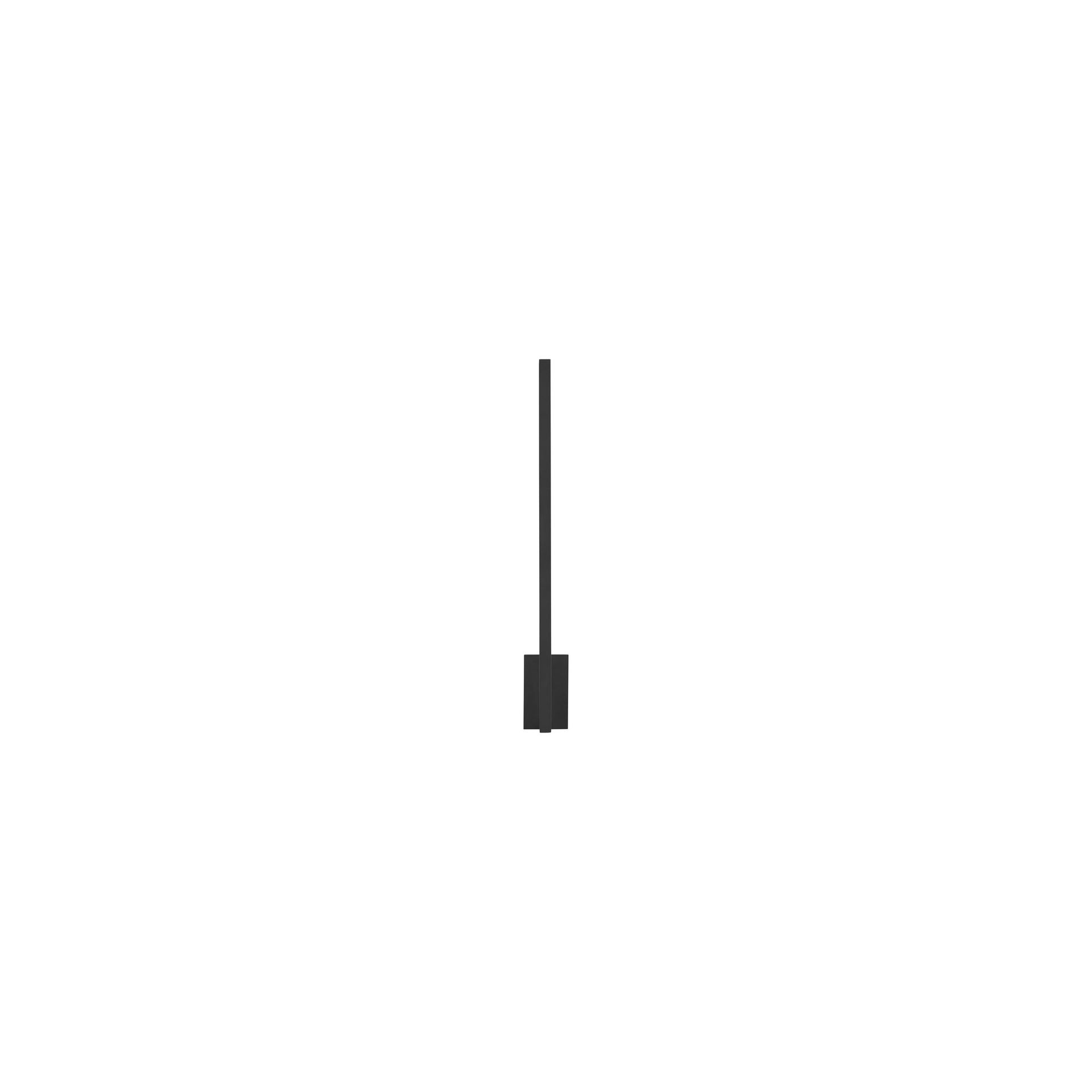 Stagger 25.1" Black Dimmable LED Wall Sconce
