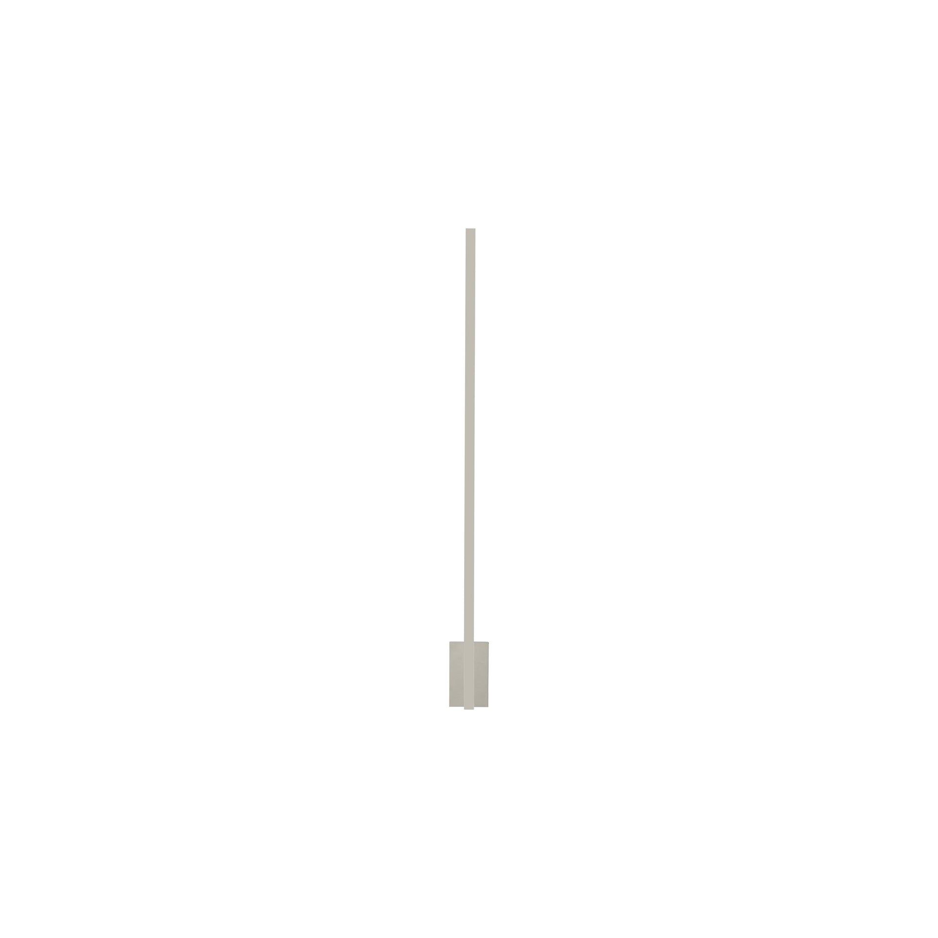 Stagger 37" Slender Polished Nickel LED Wall Sconce